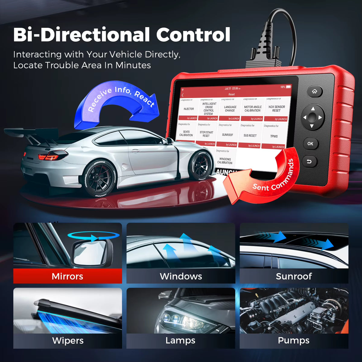 X431 CRP919X Lite Car Diagnostic Tool OBD2 Scanner Automotive Scanner Auto Scan Diagnosis 2026 New Arrival PK CRP919X