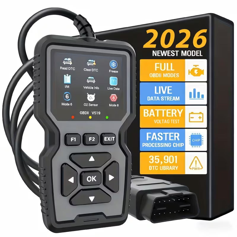 V519 OBD2 Felkodsläsare – Proffsnivå | Umeå Verktyg