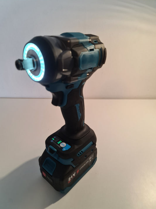 Kraftfull Borstlös Mutterdragare 600Nm – Komplett Kit (2 Batterier)