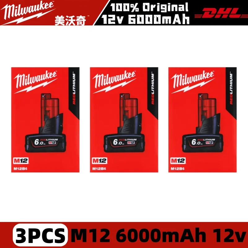 100% New  M18 6.0Ah High Output Battery 18V Lithium-Ion Rechargeable for  M18 Cordless Power Tools 18V Battery