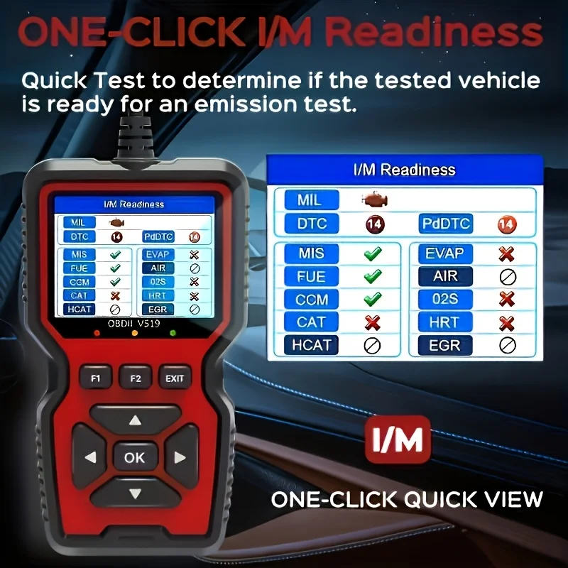 V519 OBD2 Felkodsläsare – Proffsnivå | Umeå Verktyg
