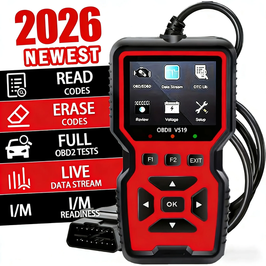 V519 OBD2 Felkodsläsare – Proffsnivå | Umeå Verktyg