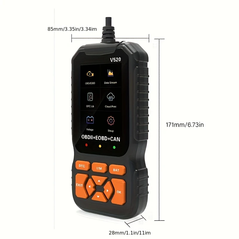 V520 OBD2 Felkodsläsare – Proffsens val | Umeå Verktyg